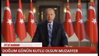 İYİ Kİ DOĞDUN MUZAFFER  İSME ÖZEL DOĞUM GÜNÜ KUTLAMASI [upl. by Jolee]