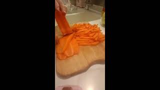 Slicing and Chopping Carrots ampCabbage for Pancitchoppingslicingvegetablesasmrasmrfood [upl. by Aniar386]