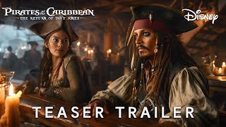 Pirates of the Caribbean 6 The Return Of Davy Jones  TEASER TRAILER  Margot Robbie Johnny Depp [upl. by Mead]