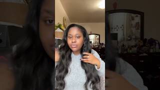 Trying the sock curls hack shorts heatlesshairstyles viral hairtutorial [upl. by Traci68]