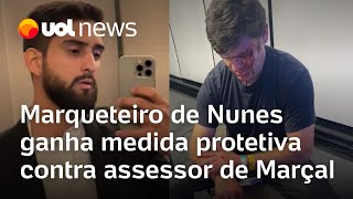 Justiça determina medida protetiva a marqueteiro de Nunes contra assessor de Marçal [upl. by Waring770]