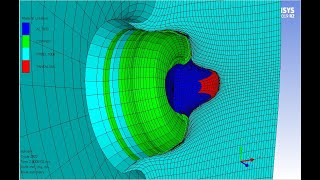 Fragment Impacting a Steel Plate ANSYS  AUTODYN Tutorial [upl. by Araid]