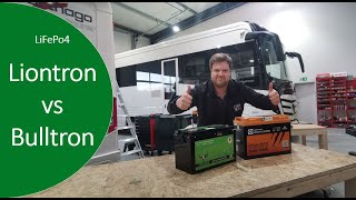 Der VERGLEICH  Liontron VS Bulltron  Zwei Lithium Batterien im Test  LiFePo4 im autark Wohnmobil [upl. by Parshall]