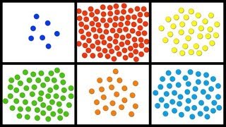 Baby Math Counting 1100 with Colorful Dots [upl. by Amalberga978]