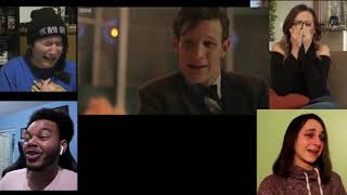 Doctor Who Eleven Regenerates Reaction Mashup  Time Of The Doctor [upl. by Aira]