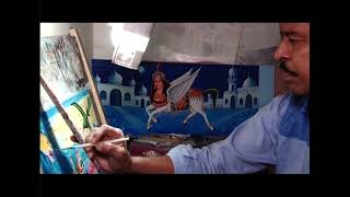 Rickshaws and rickshaw painting in Dhaka [upl. by Millisent]