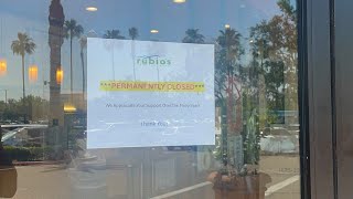 Rubios Coastal Grill closes without notice employees fired [upl. by Valery379]