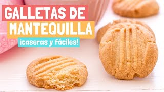 Las Galletas de Mantequilla PERFECTAS 🧡 La receta de galletas caseras que nunca falla [upl. by Nnanerak]