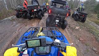 Haliburton Ontario ATV Outhouse Ride October 30 2021 [upl. by Kennard]