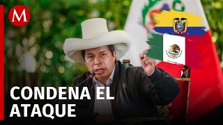 Pedro Castillo envía desde prisión mensaje de apoyo por irrupción a la embajada de México en Ecuador [upl. by Herman16]