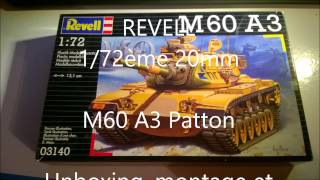 Unboxing Revell Char M60 Patton 172 ème [upl. by Jyoti920]