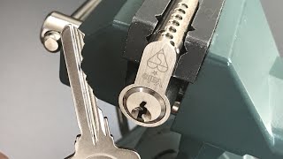 502 Yale Euro Cylinder With Serrated Pins Picked and Gutted [upl. by Dotson154]