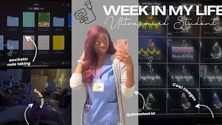 WEEK IN MY LIFE UltrasoundSonography Student Edition [upl. by Alyahsal]