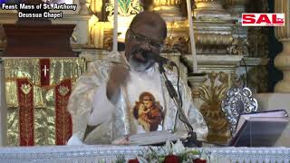 ST ANTHONY FEAST MASS  DEUSSUA CHAPEL SALCETE GOA [upl. by Hgielrebma]