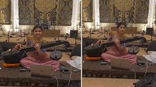 Veena Srivani Rehearsals At Anant Ambani Radhika Merchant Wedding  Manastars [upl. by Haceber]