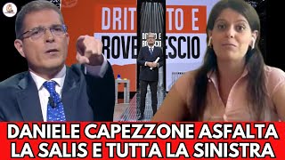 PAOLO DEL DEBBIO Capezzone asfalta la Salis e la Sinistra in diretta TV a DRITTO E ROVESCIO [upl. by Urata]