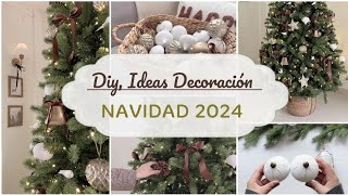 DIY DECORACIÓN ÁRBOL NAVIDAD 🎄 Ideas para Decorar un Árbol de Navidad 2024  Diy Christmas [upl. by Iong]