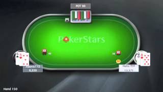 WCOOP 2012 Event 43  10300 HeadsUp High Roller  PokerStars [upl. by Nyrok38]