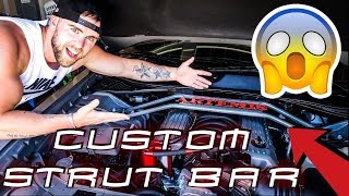 Strut bar installation dodge challenger [upl. by Hendrickson]