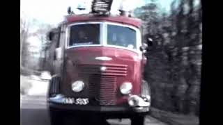 Fordingbridge Fire Station  1960 Turnout Archive Footage [upl. by Nosiddam]