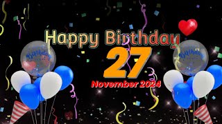 19 November Happy Birthday Song 2024  Wish You Happy Birthday Song  Happy Birthday Remix Song [upl. by Mohammad]