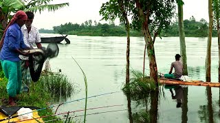 বর্ষায় ব্রহ্মপুত্র নদে মাছ শিকারিরা  Panorama Documentary [upl. by Suzy]