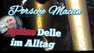 Dellen entfernen  Dellendrücken am Porsche Macan  Beulendoktor Alltag  Ausbeultechnik Ullrich [upl. by Aramak]