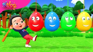 Color Finger Family  Three Little Kittens  BluLoo Nursery Rhymes amp Kids Songs [upl. by Ahsitil343]