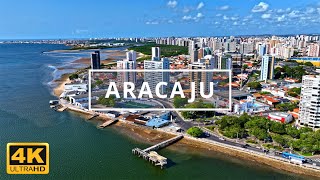 Aracaju Brazil 🇧🇷  4K Drone Footage [upl. by Hsetim]