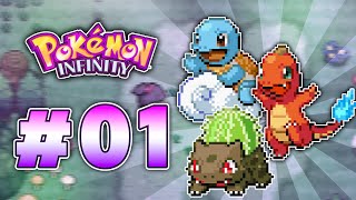 NOWE REGIONALNE STARTERY Z KANTO  Pokemon Infinity PL 1 [upl. by Ztnaj222]