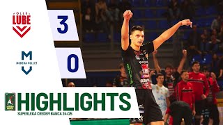 Cucine Lube Civitanova vs Valsa Group Modena  Superlega Credem Banca VBTV Match Highlights [upl. by Aralk]