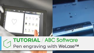 How to personnalize a pen with ABC Software and WeLase™ [upl. by Eeram773]