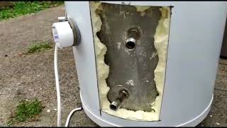 Noisy Hot Water Cylinder  Badly Installed  Plumbing Nightmares  Plumber [upl. by Berget380]