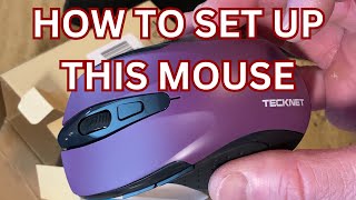 How to Set Up the Tecknet Wireless Mouse [upl. by Alaunnoif39]