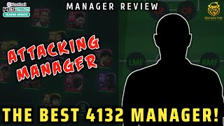 REVIEWING THE BEST 4132 MANAGER IN PES 2021 MOBILE  COUNTER ATTACK MANAGER REVIEW [upl. by Araiek]