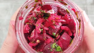 SALAD BEET JAR PREP [upl. by Alika]