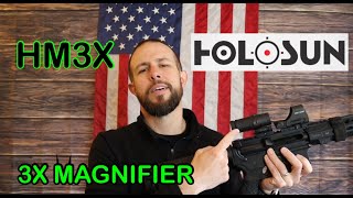 Holosun HM3X Red Dot 3X Magnifier Review  Red Dot Magnifier VS LPVO [upl. by Derry]