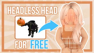 How To Get Headless Head On Roblox 2022 FREE [upl. by Anik421]