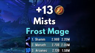 13 Mists 2 Mill Overall Frost Mage [upl. by Macdonell298]