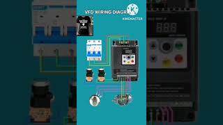 VFD wiring diagram with potentiometer [upl. by Accissej]