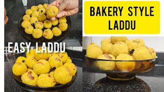 EASY LADDU RECIPE BAKERY STYLE LADDU PERFECT LADDU INSTANT LADDU RECIPE  Authentic laddu [upl. by Refanej]