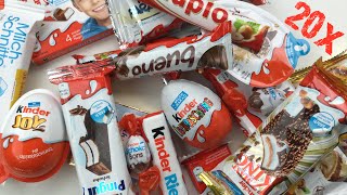 All Ferrero Kinder Candys TEST [upl. by Willmert741]