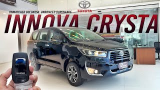 Toyota Innova Crysta VX  Black Beauty 8 Seater  2024 Price and Features [upl. by Kristoffer570]