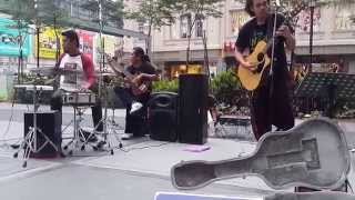 SENtuhan BUsker lagu rakyat AYAM DEN LAPEH GORENG HABIS [upl. by Nedle]