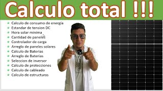 ✅Cuantos paneles solares necesita una casa Calculo total education [upl. by Synned888]