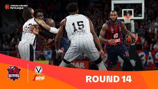 BaskoniaVirtus  Round 14 Highlights  202324 Turkish Airlines EuroLeague [upl. by Pirzada]