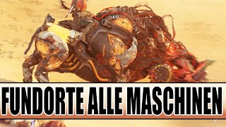 Horizon Forbidden West Guide  Fundorte  Alle Maschinen  Trophy Guide Alle Maschinen gescannt [upl. by Geoffrey]