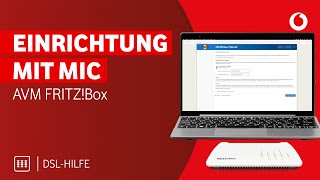 AVM FRITZBox einrichten So einfach geht´s mit Modeminstallationscode MIC [upl. by Ingham929]