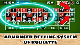 Advanced Betting System Of Roulette  Roulette big winning strategy [upl. by Darrel]