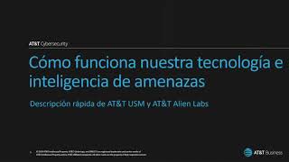 Acelerando la detección de Amenazas con AlienVault USM Anywhere [upl. by Nahama]